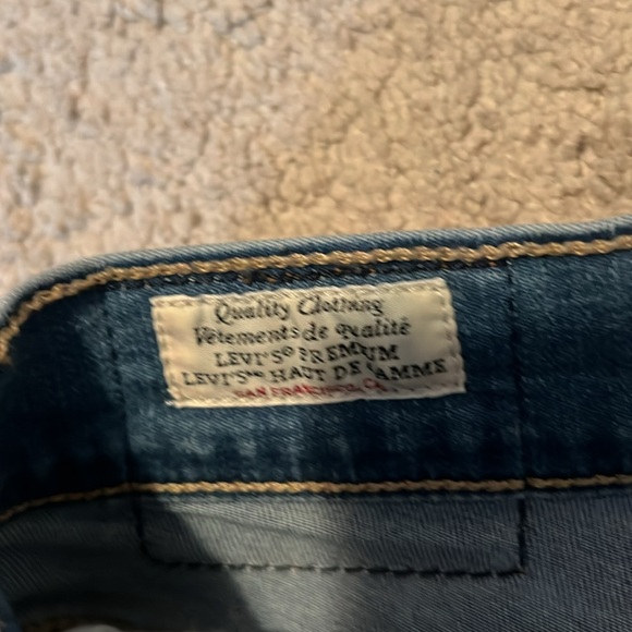 Levi women jeans mile high super skinny size 27 - Picture 3 of 4